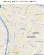 Objazd ulicy Zamkowej